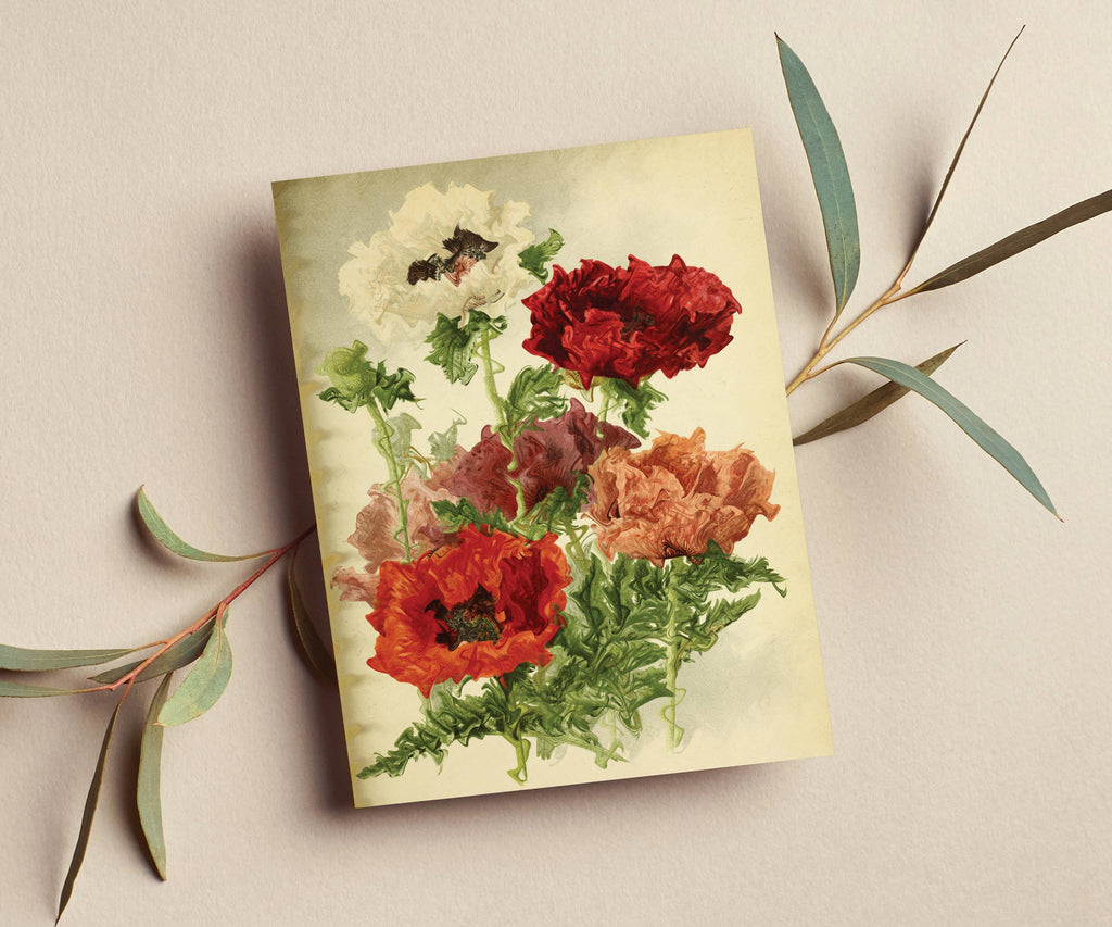 Vintage Flowers Card