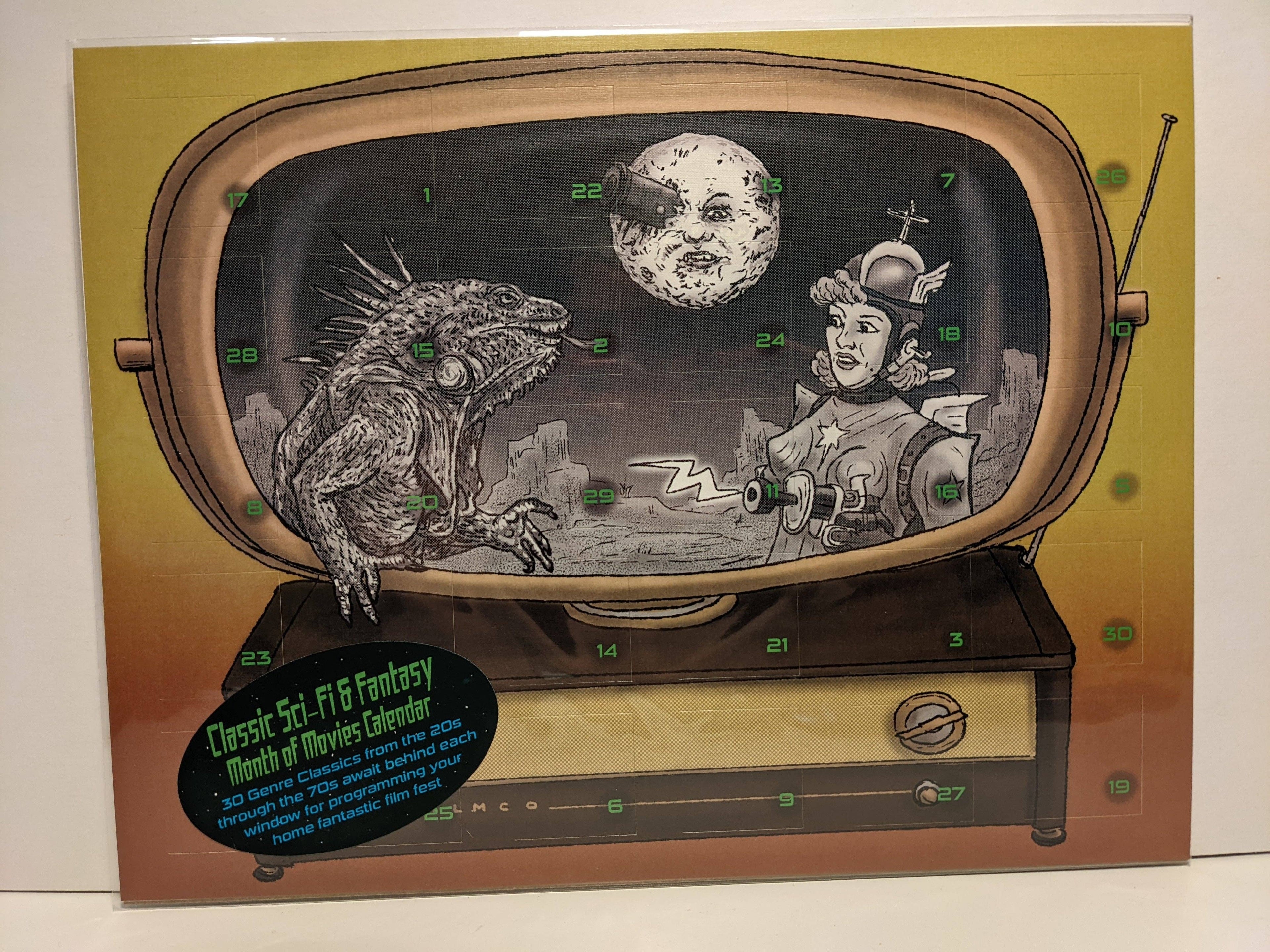 Classic Sci-Fi and Fantasy Month of Movies Calendar