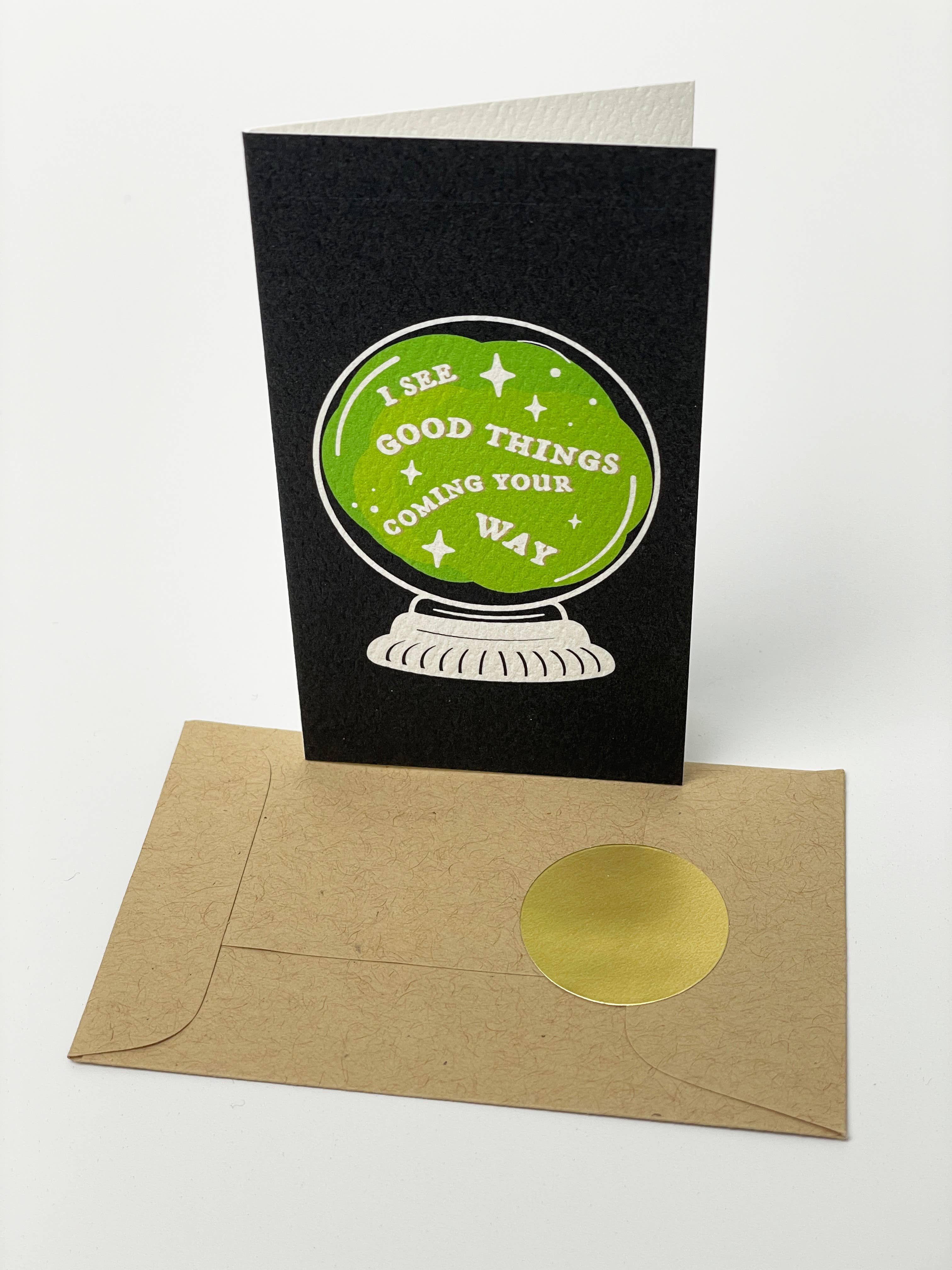 Mini Card-Good Things Coming Crystal Ball