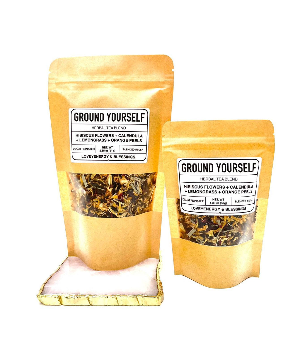 GROUND YOURSELF Handcrafted Herbal Tea Blend 13 Servings