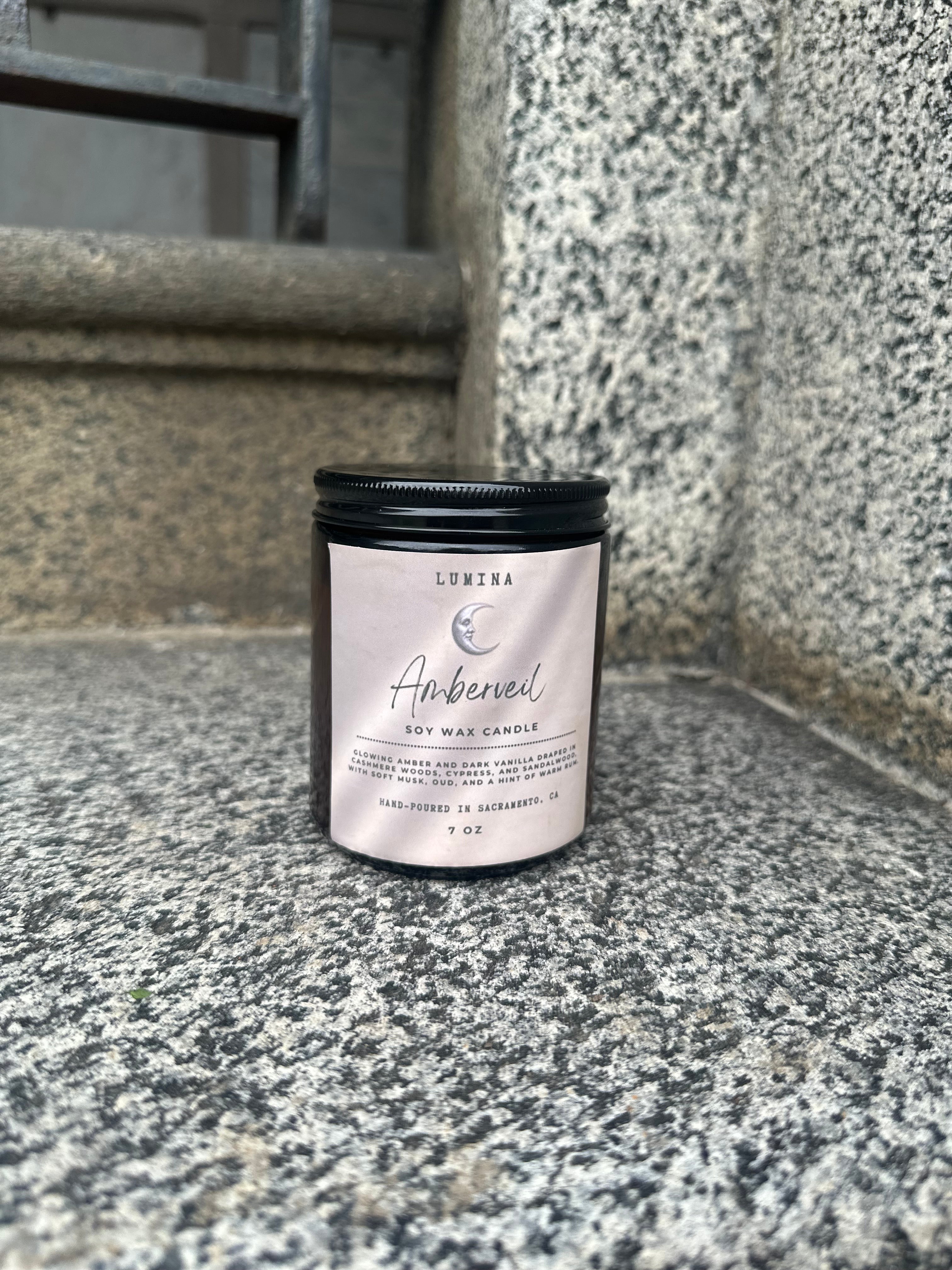 Amberveil Soy wax Candle