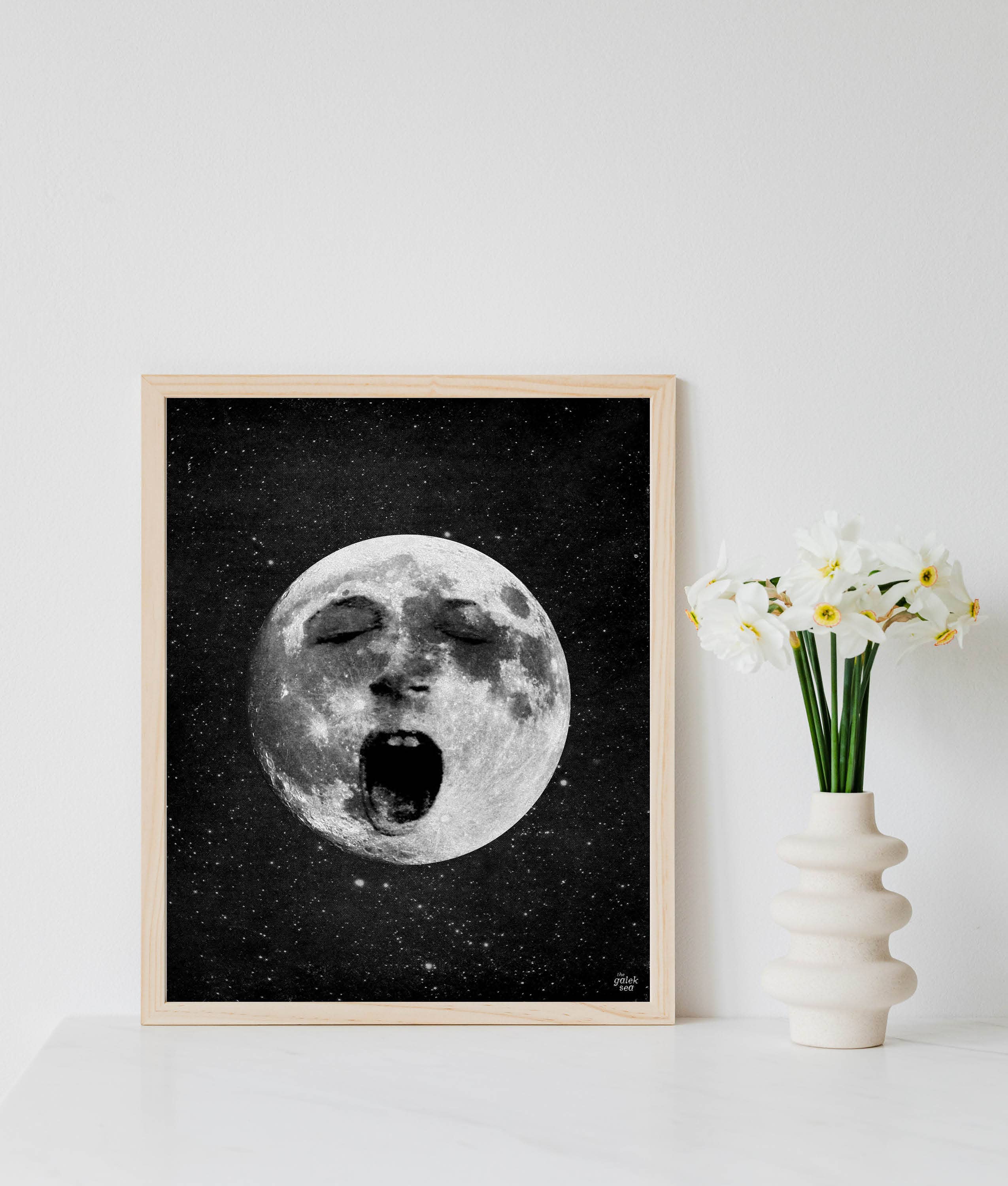 Lazy Old Moon Print