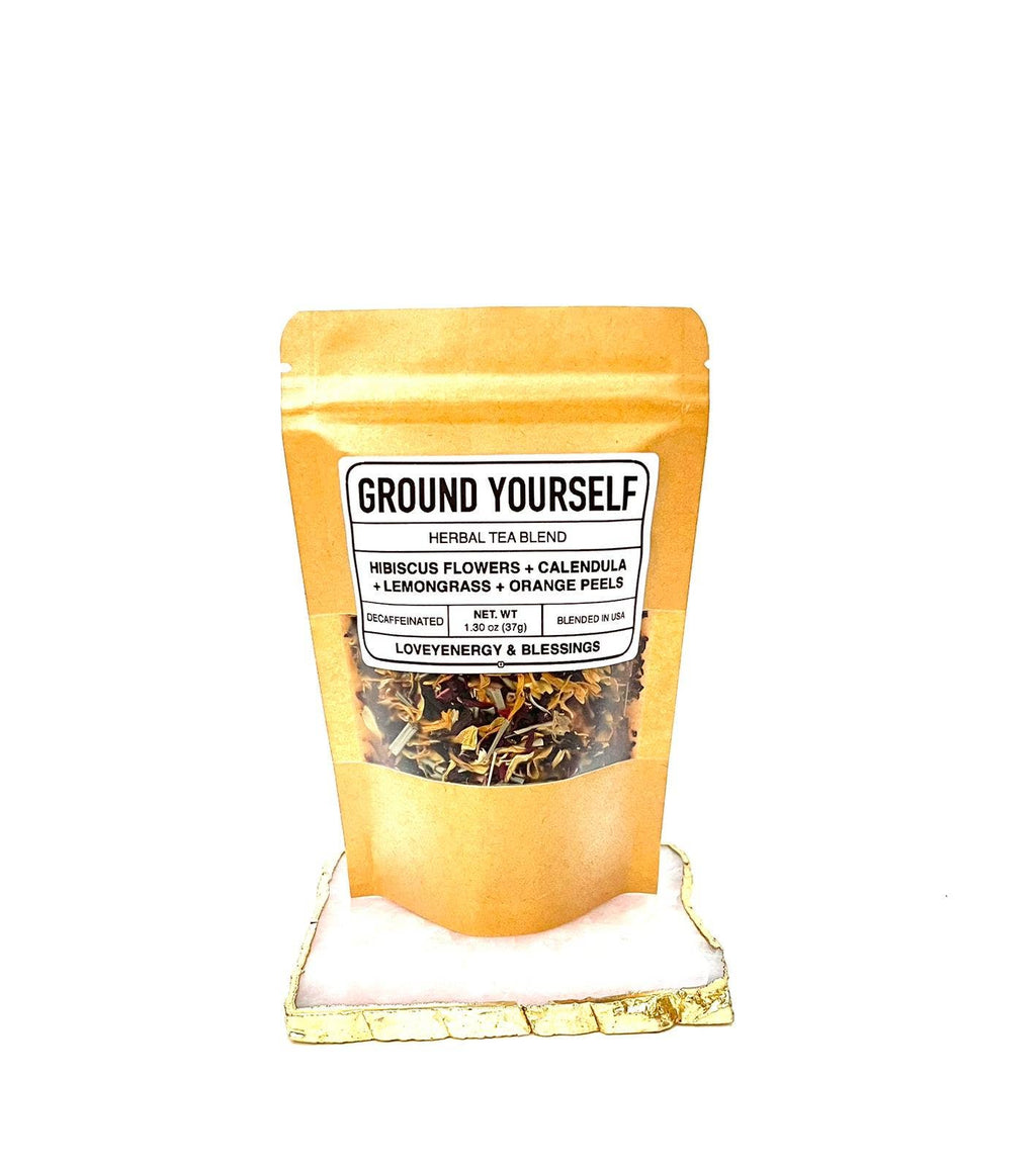 GROUND YOURSELF Handcrafted Herbal Tea Blend 13 Servings