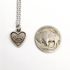 Antique Silver Mystic Gaze Necklace