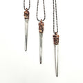 Coffin Nail Necklace - Antique Copper