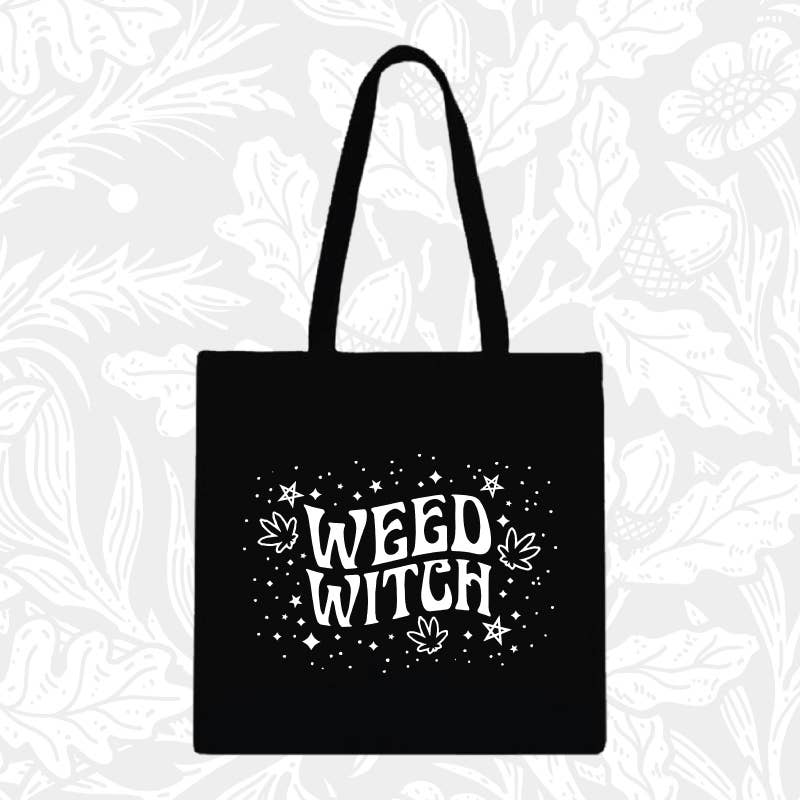 Weed Witch Tote Bag