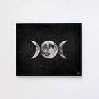 Triple Moon Goddess Print