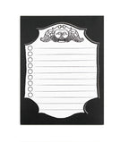 Memento Mori Notepad, Goth, Spooky Themed Stationery
