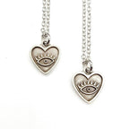 Antique Silver Mystic Gaze Necklace