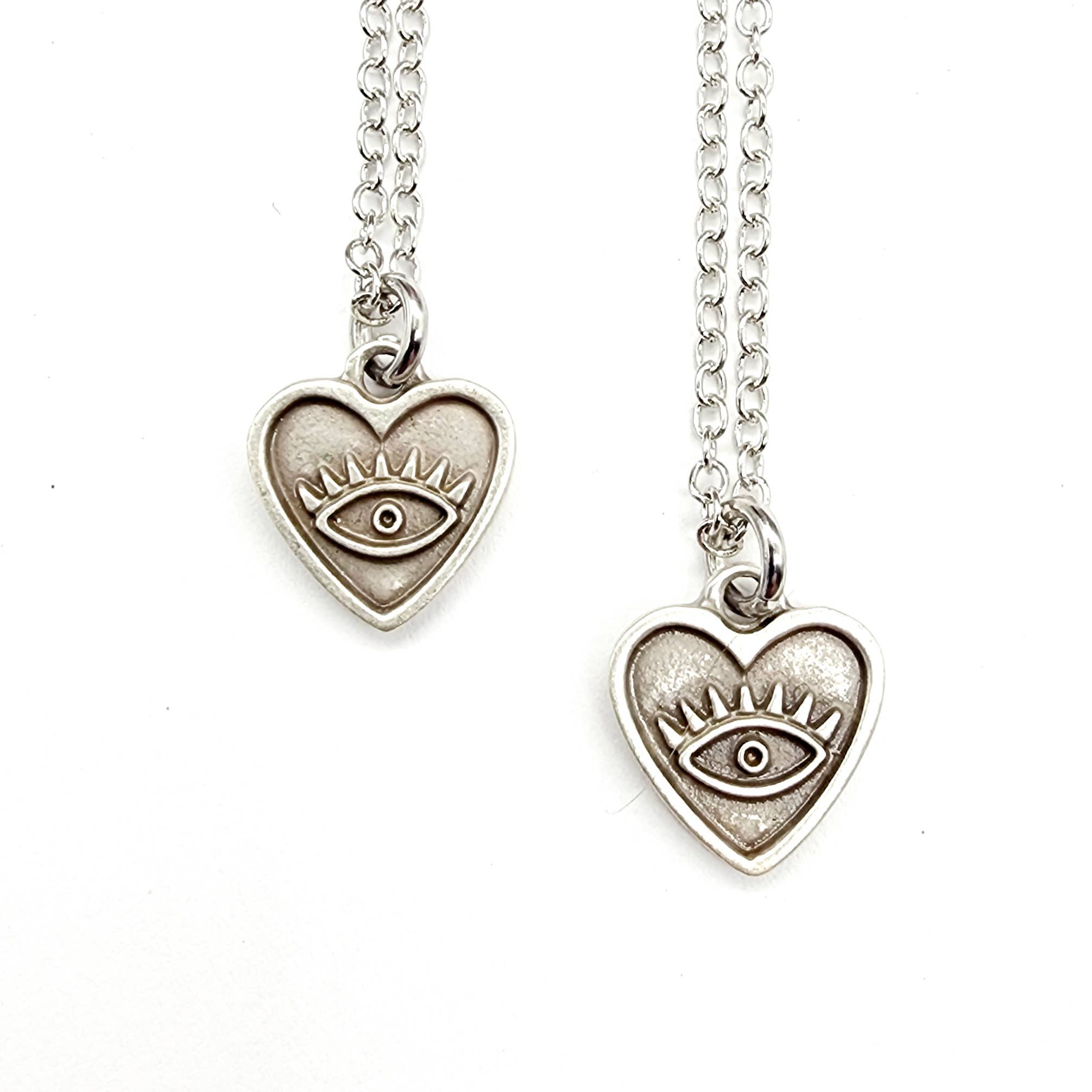 Antique Silver Mystic Gaze Necklace