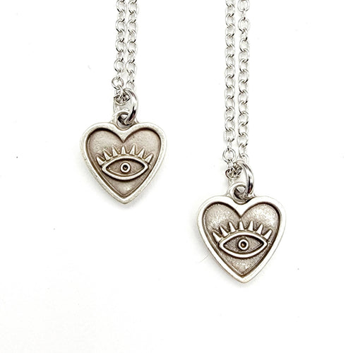 Antique Silver Mystic Gaze Necklace