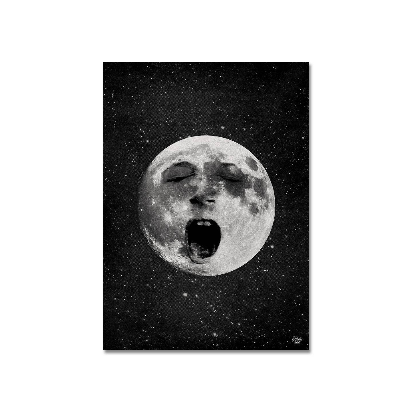 Lazy Old Moon Print