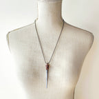 Coffin Nail Necklace - Antique Copper