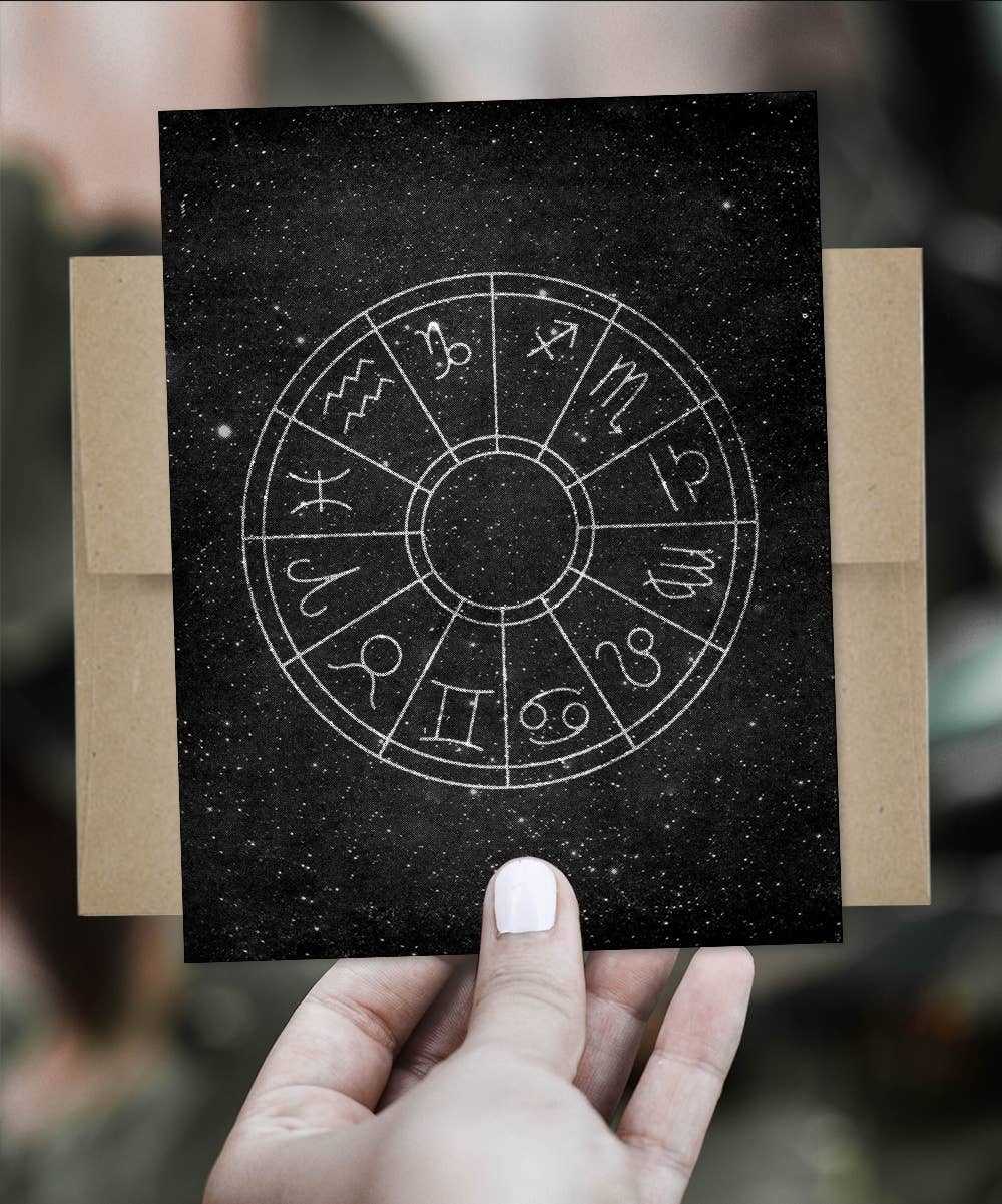 Horoscope Wheel Card