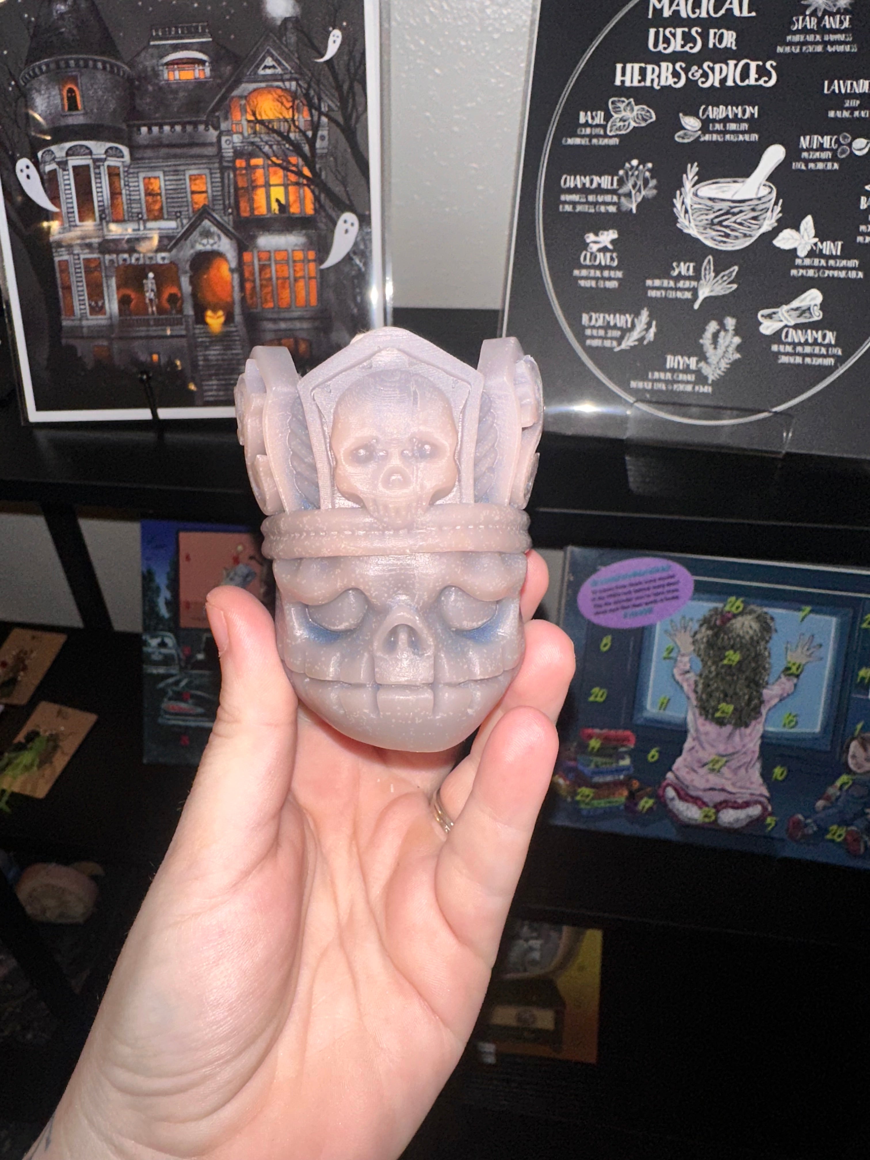 Shrunken Head Candle