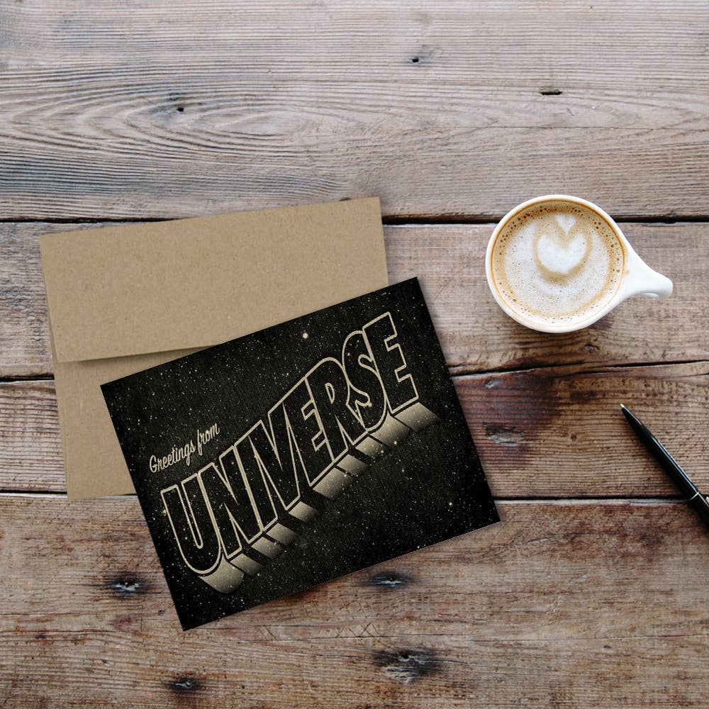 Greetings From Universe Card