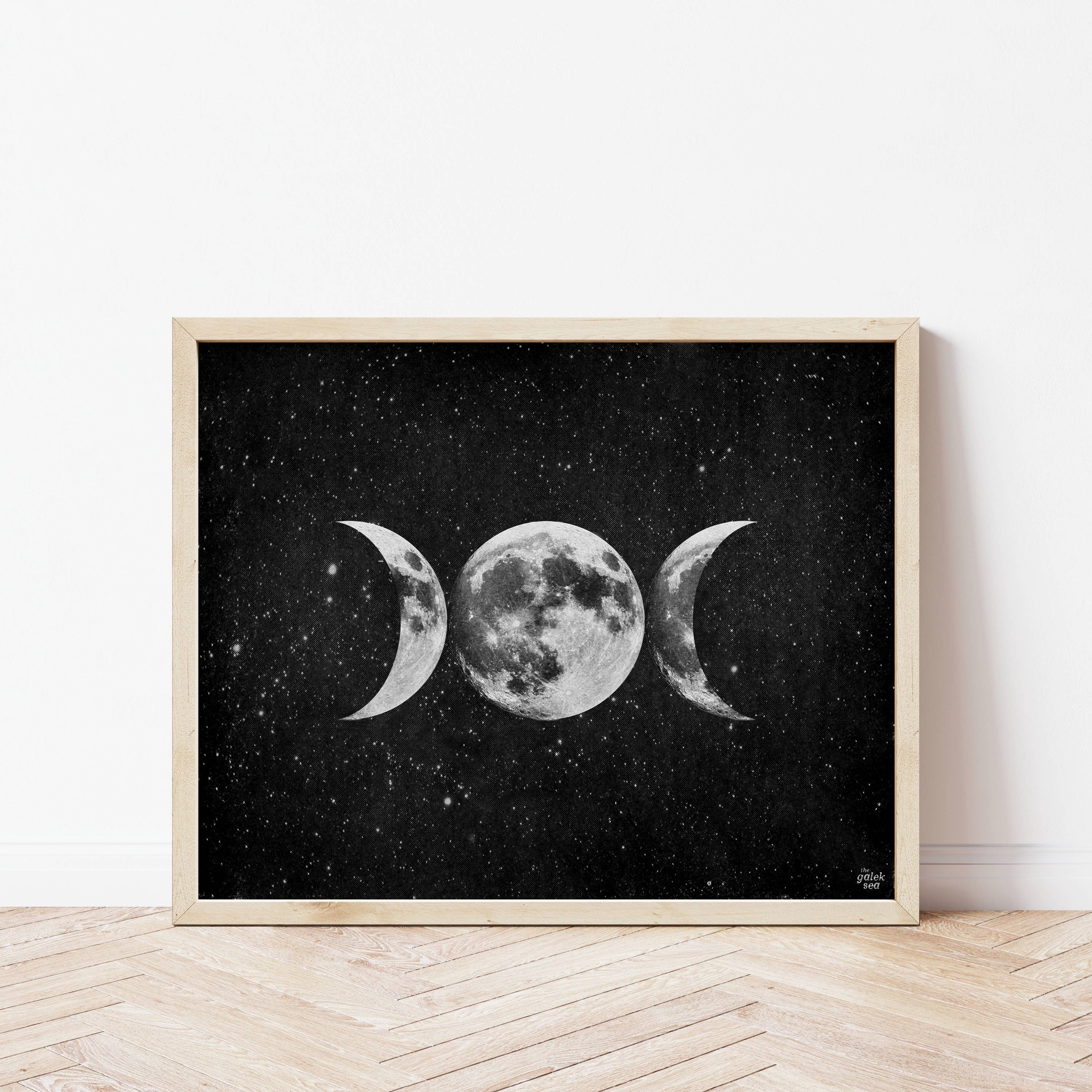 Triple Moon Goddess Print