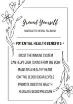 GROUND YOURSELF Handcrafted Herbal Tea Blend 13 Servings
