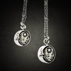 Antique Silver Starry Night Necklace