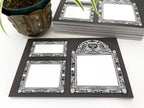 Gravestone Notepad, Goth Stationery, 5x8 daily planner