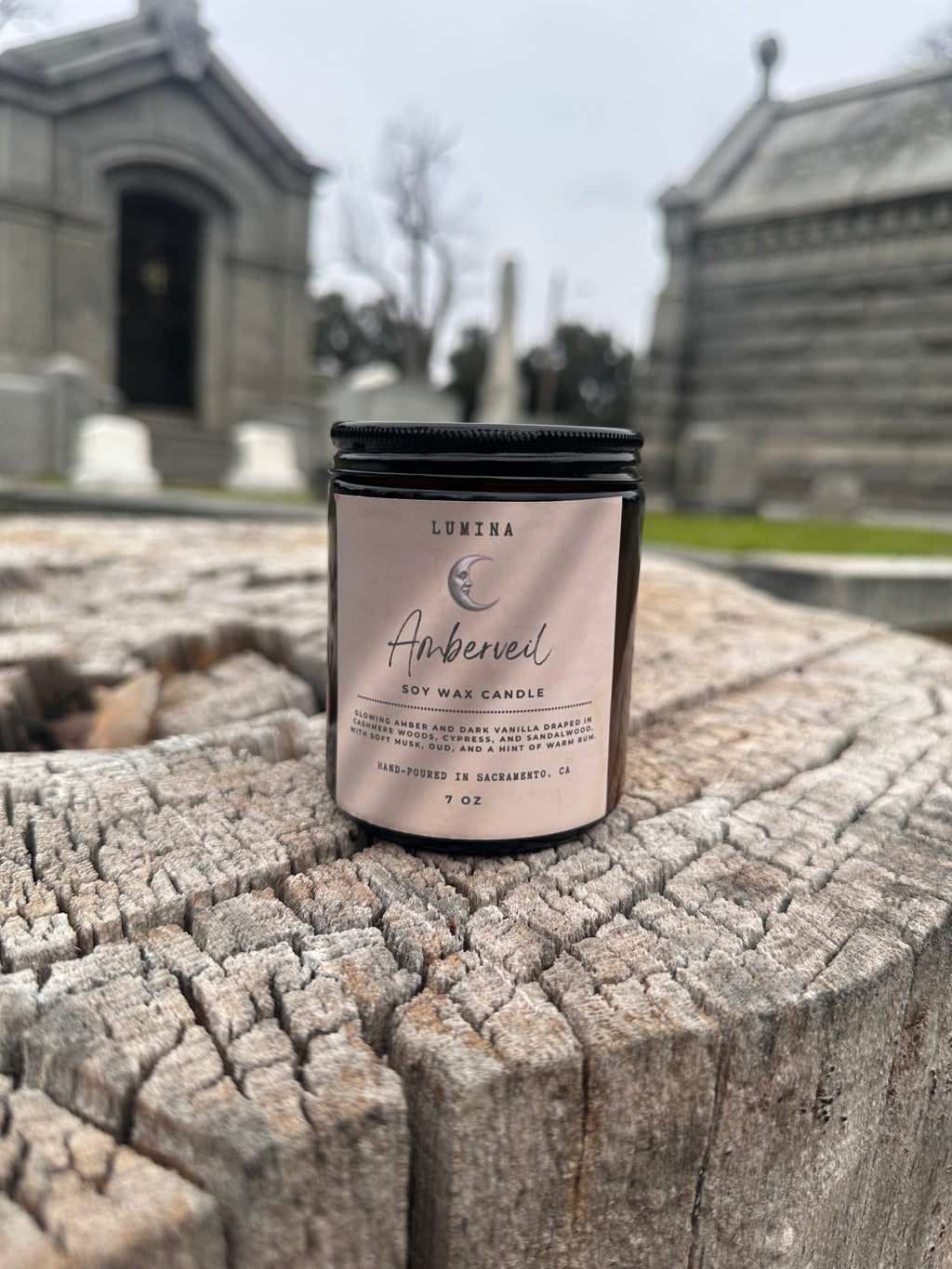 Amberveil Soy wax Candle