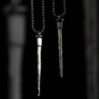 Coffin Nail Necklace - Gunmetal