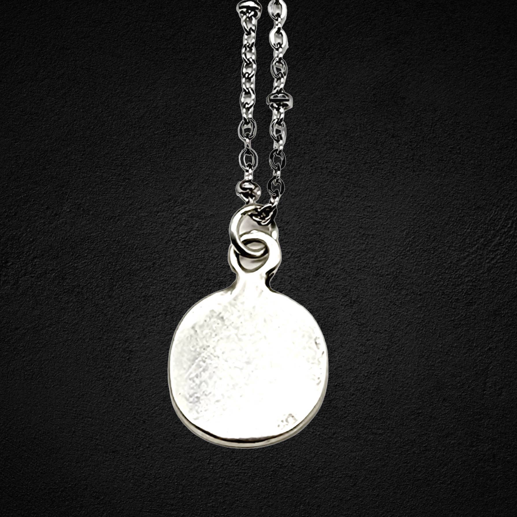 Antique Silver Starry Night Necklace