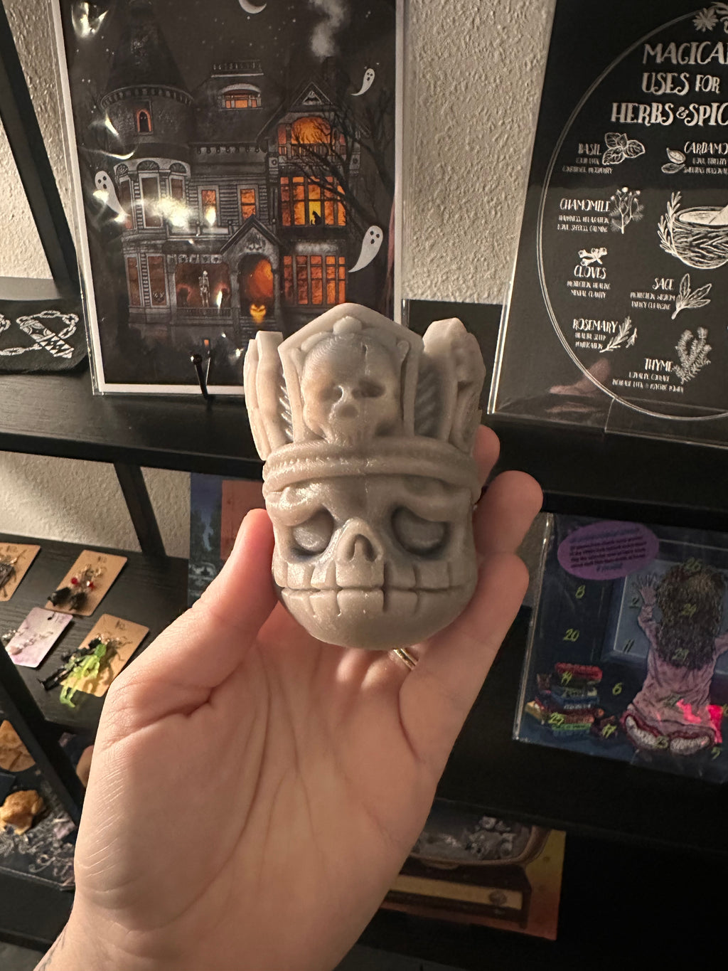 Shrunken Head Candle