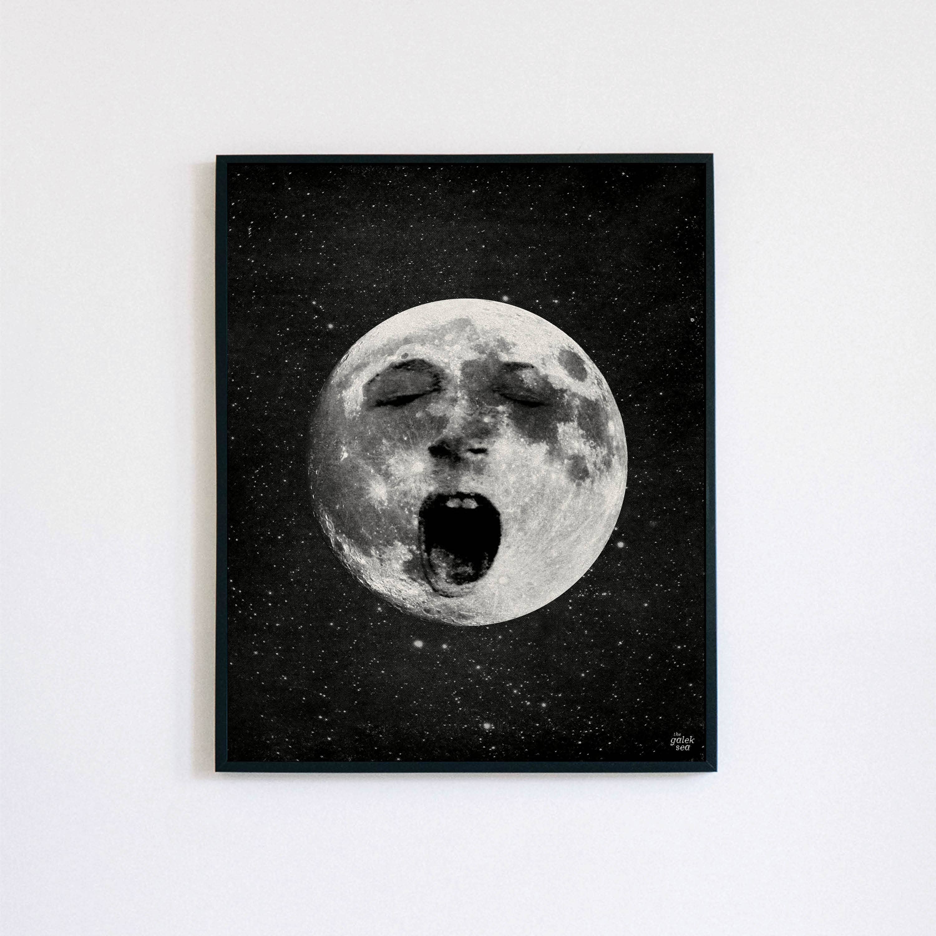 Lazy Old Moon Print