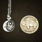 Antique Silver Starry Night Necklace