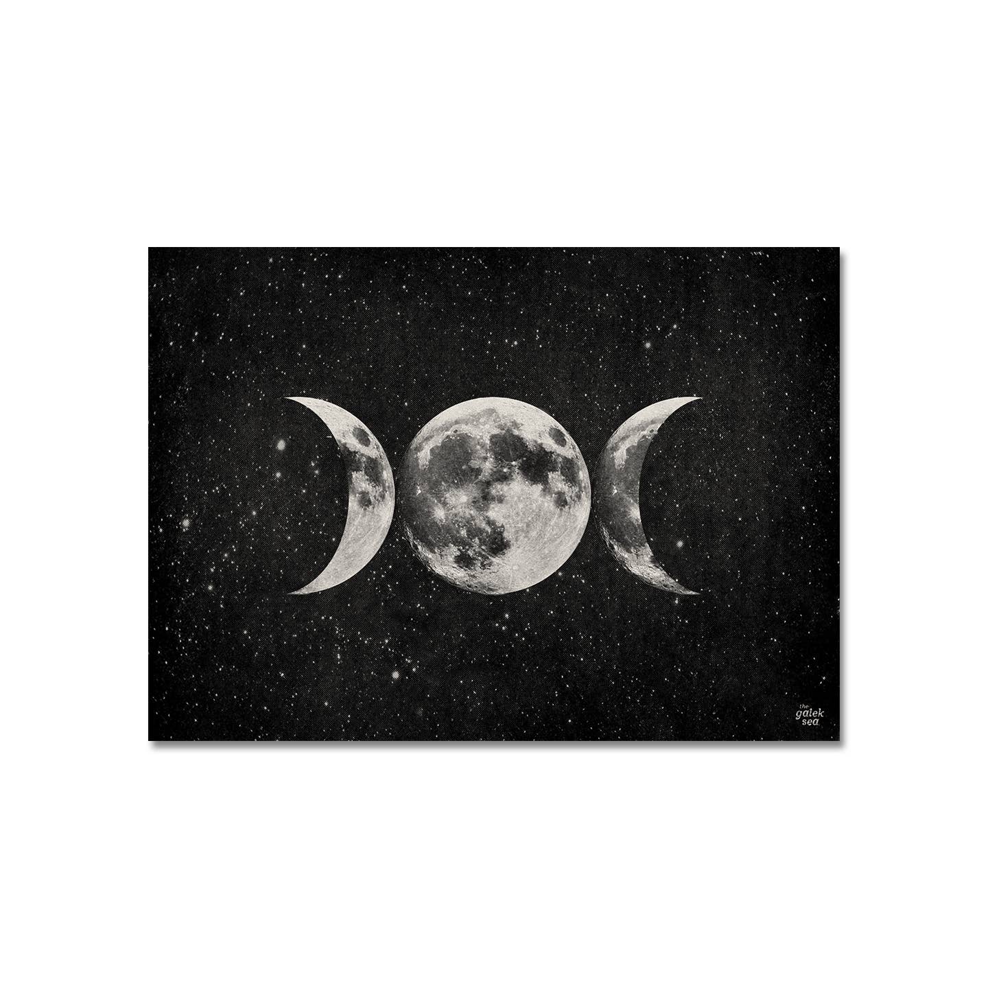 Triple Moon Goddess Print