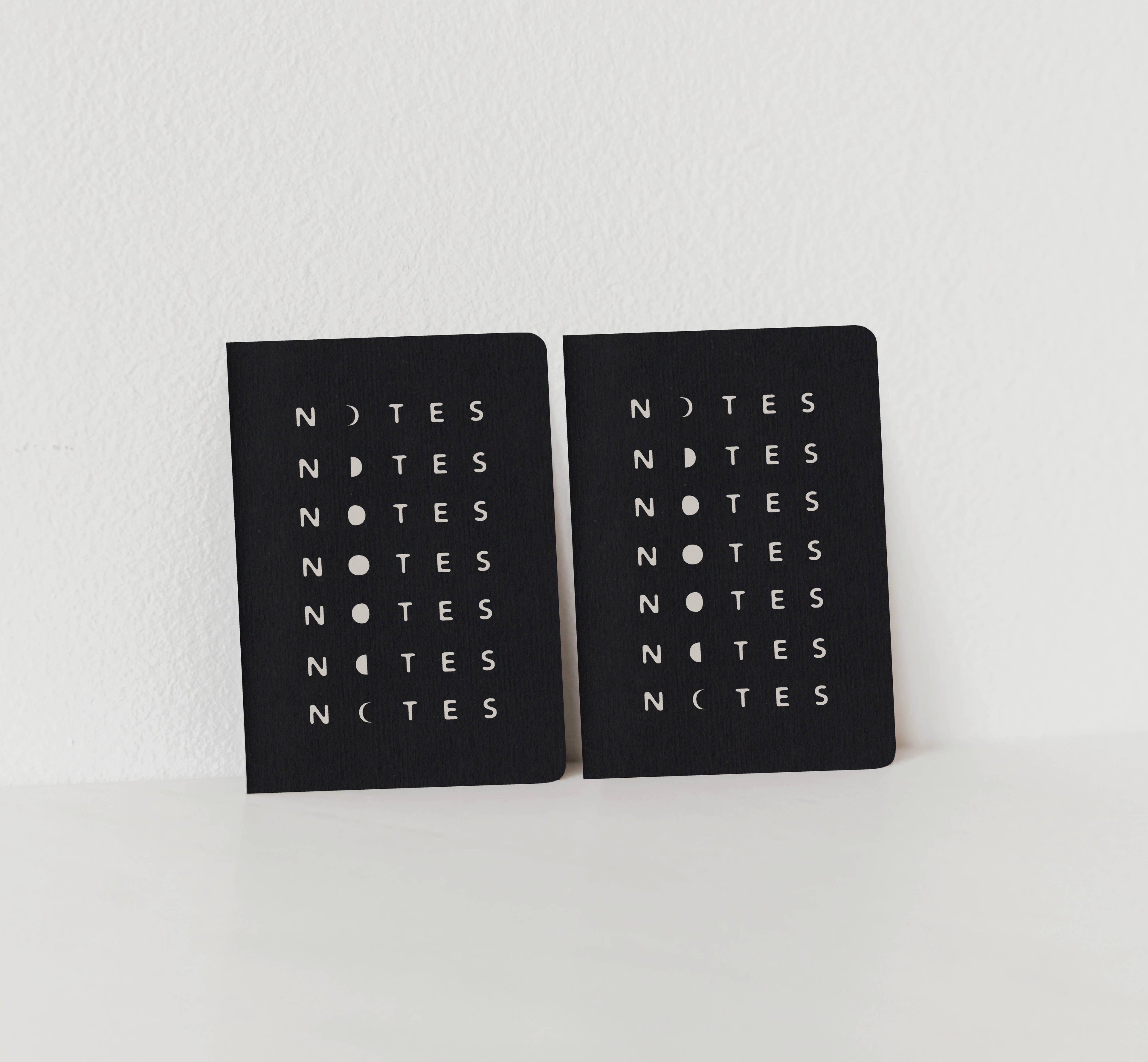 NOTES Moon Phase Notebooks