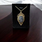 Real Spiderweb Small Filigree Cab Style 3 Antique Bronze