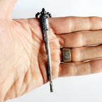 Coffin Nail Necklace - Gunmetal