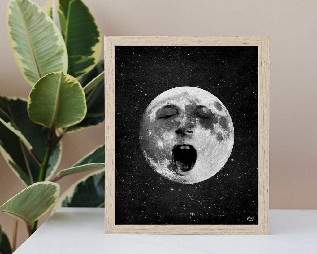 Lazy Old Moon Print