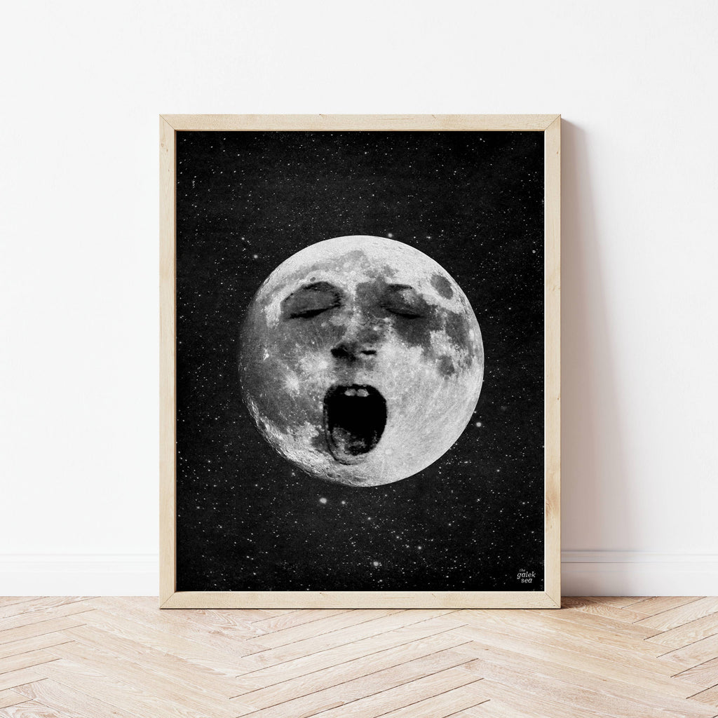 Lazy Old Moon Print