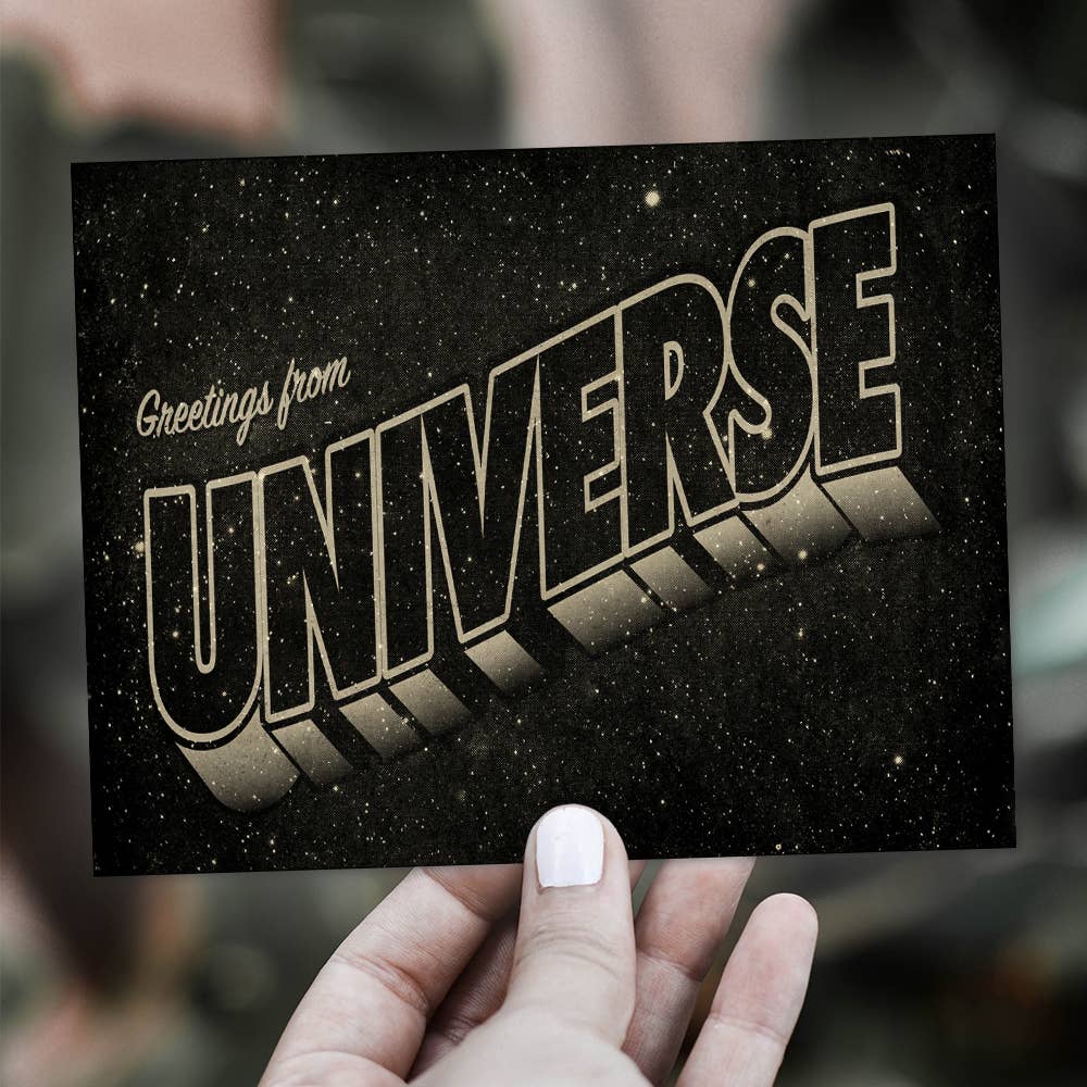 Greetings From Universe Card