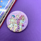 Huntrix| KPop| Demon Hunters|  Large| Pin Back Button