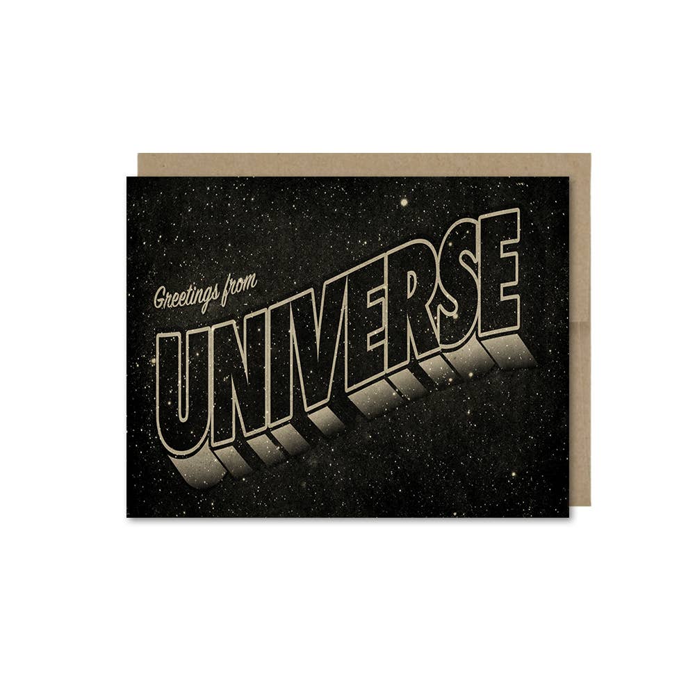 Greetings From Universe Card